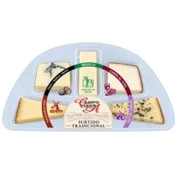 QUESOS SURTIDO CLASICO CAMPO TIERRA BANDEJA 200 G