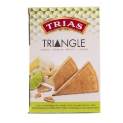 GALLETAS TRIAS TRIANGLE WHITE CHOC AND LIME 100g