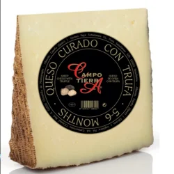 QUESO DE OVEJA CAMPO TIERRA CURADO CON TRUFA NEGRA 5-6 MESES CUÑA 150GR
