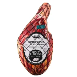 JAMÓN DE CEBO DE CAMPO 50% RAZA IBÉRICA DESHUESADO MONDON JOSEP LLORENS, PZA 5,7KG APROX