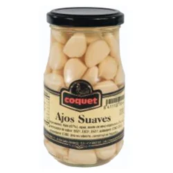 AJOS SUAVES CON ACEITE DE OLIVA COQUET 345 GR