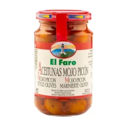 ACEITUNA VERDES AL "MOJO PICON" EL FARO 350 GR