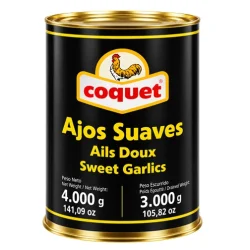 AJOS SUAVES CON ACEITE DE OLIVA COQUET LATA 5KG