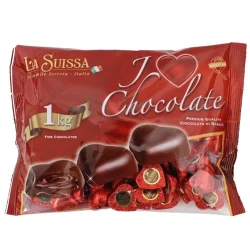 LA SUISSA CUORI GIANDUIA ROSSI 1KG CRT 8PZ
