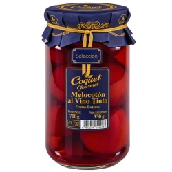 MELOCOTÓN ENTERO CON VINO COQUET GOURMET 700 GR