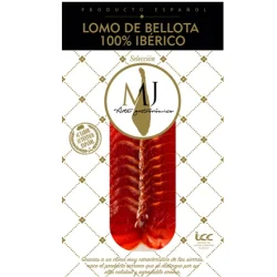 LOMO DE BELLOTA 100 % IBÉRICO LONCH MJ 75 GR C/P