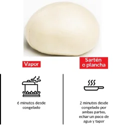 BAO BURGER 20GR WAN RUN BANDEJA 50 UND